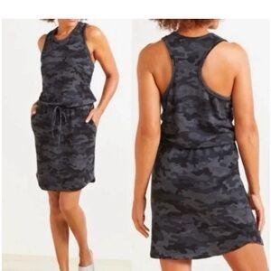 SUNDRY weekender camouflage small dress